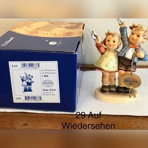 Rare Auf wiedersehen goebel Hummel vintage final issue